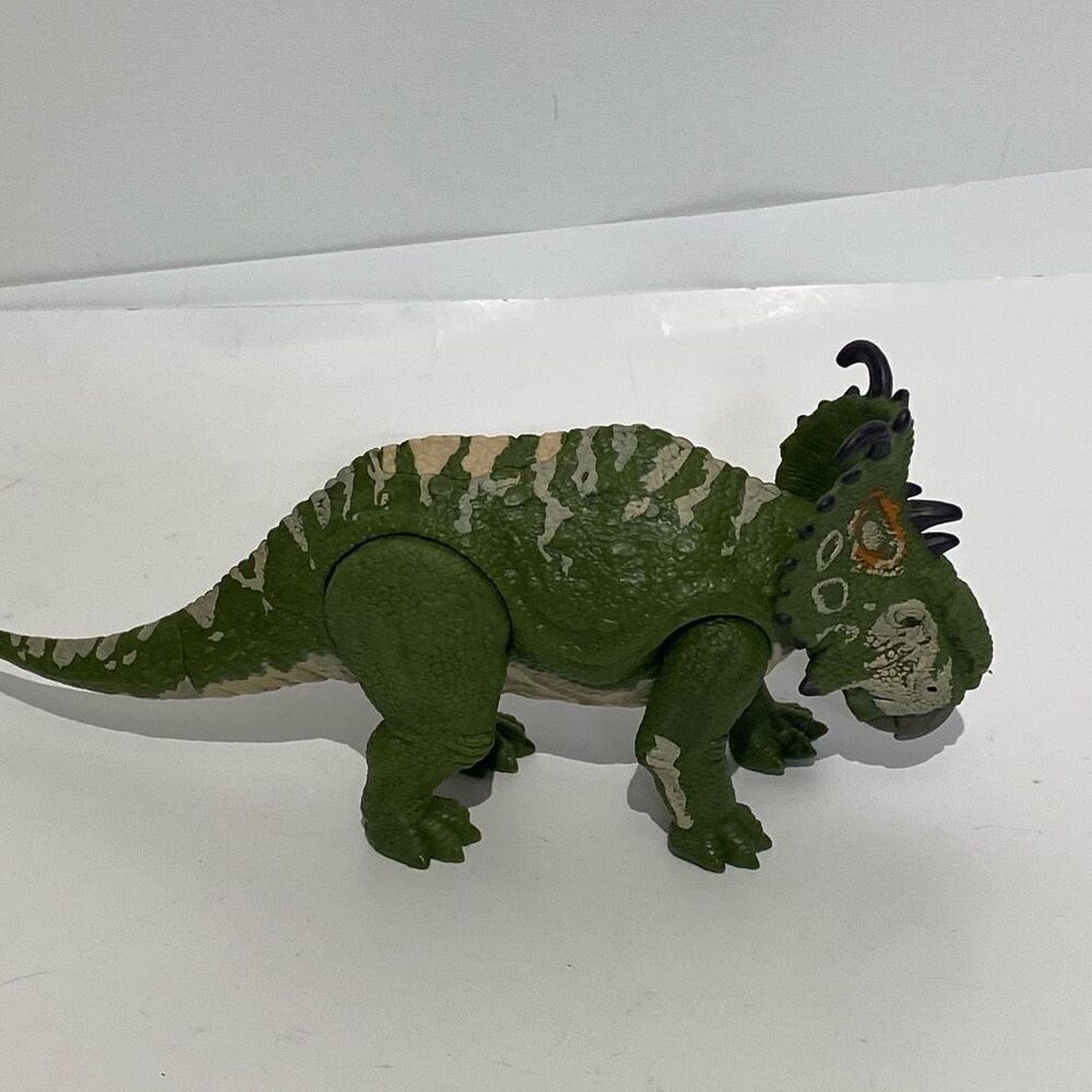 Mattel Green 2018 Jurassic World Fallen Kingdom Roarivores Sinoceratops Dinosaur